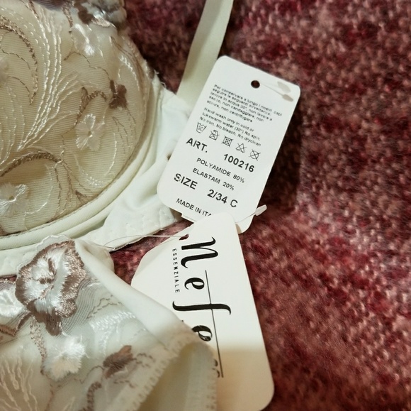 BNWT Brown/Cream Nefer Bra Set - Picture 2 of 2